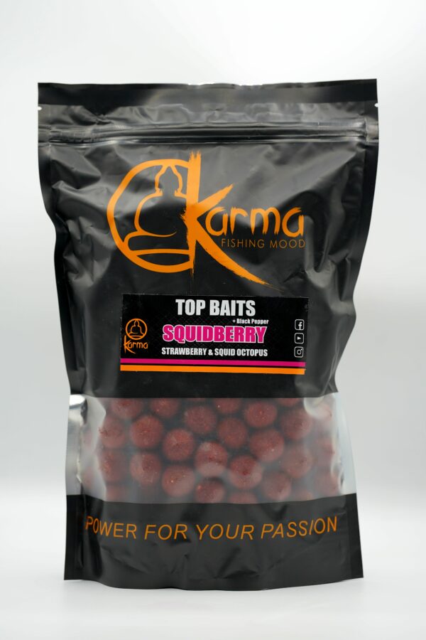 Top Boilies Strawberry & Squid + B.P.