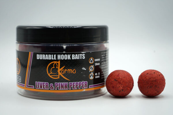 Durable Hook Baits Liver & Pink Pepper