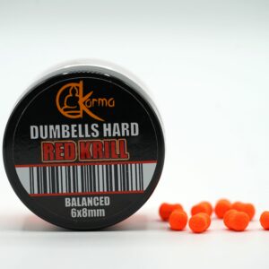 Balanced Hard Dumbells Red Krill 6x8 mm