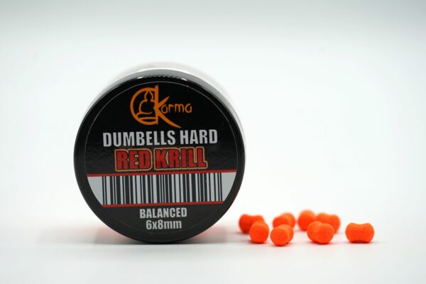 Balanced Hard Dumbells Red Krill 6x8 mm