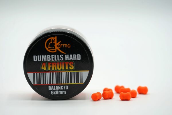 Balanced Hard Dumbells 4 Fruits 6x8 mm