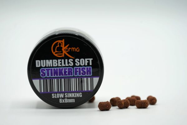 Slow Sinking Dumbells Soft Stinker Fish 6x8 mm