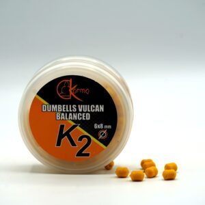Dumbells Vulcan Balanced K2 6x8mm - 15g - Giallo